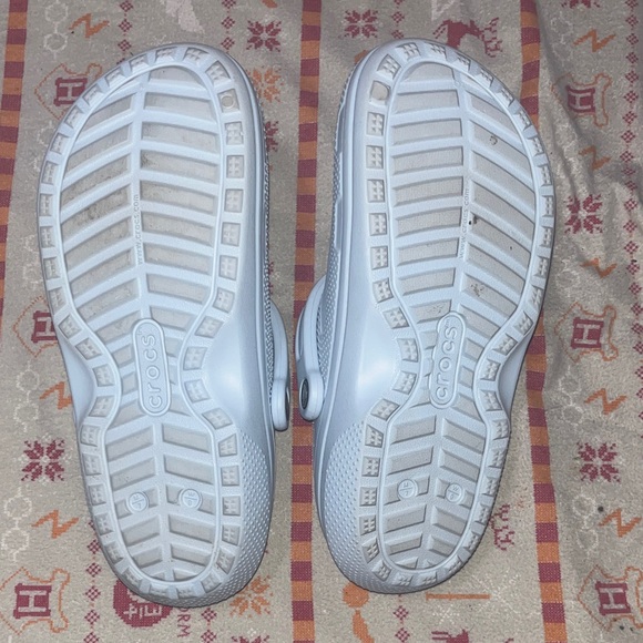 CROCS Sky Blue Fleece-Lined Slippers - Picture 2 of 5